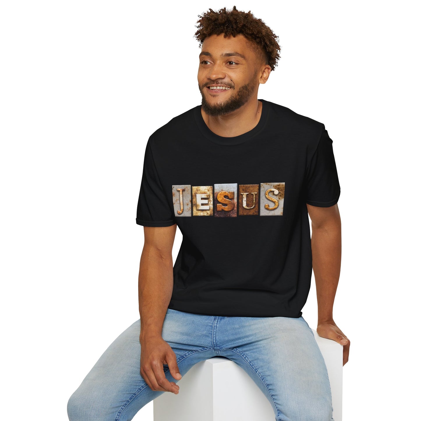 Jesus Block Unisex Softstyle T-Shirt