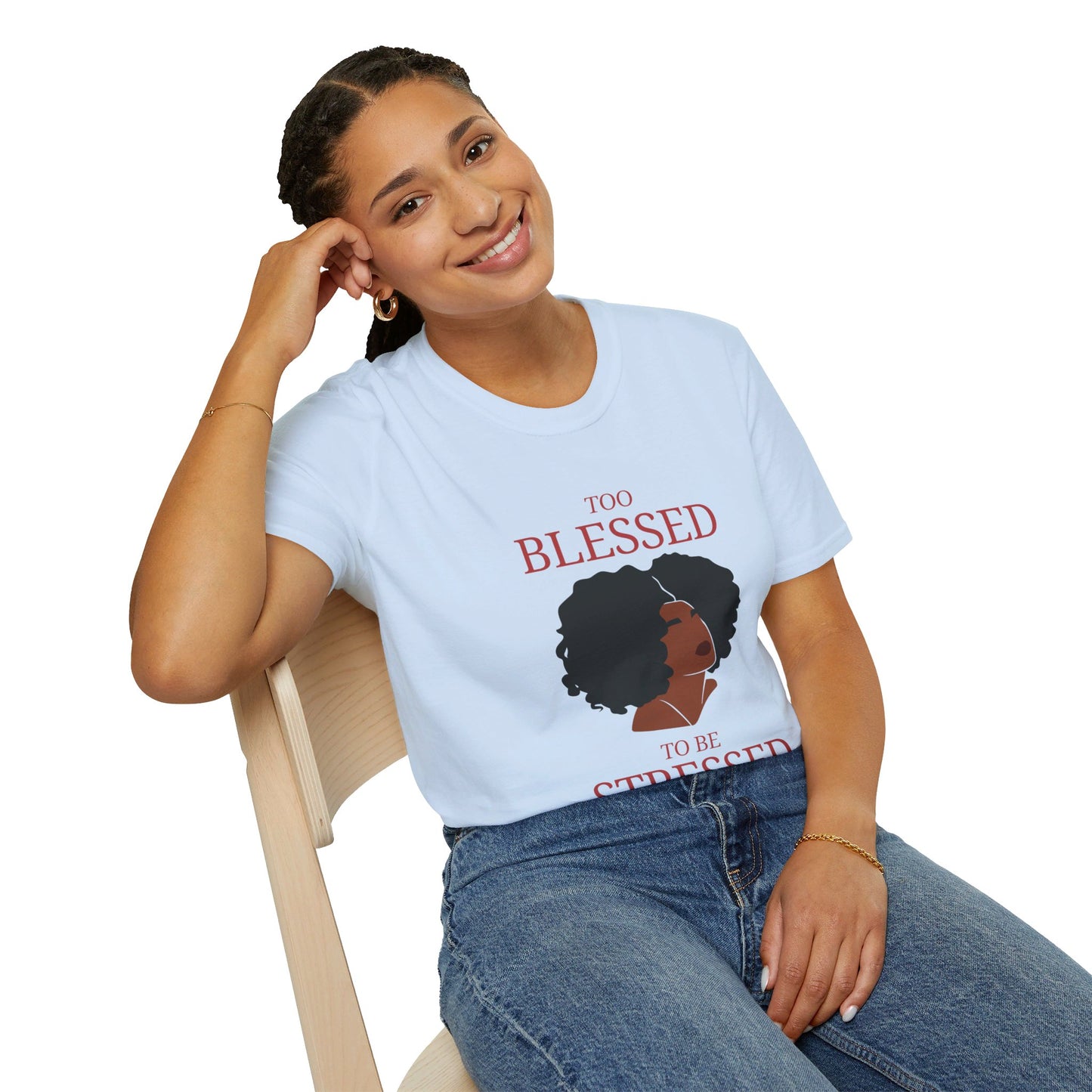 Too Blessed Softstyle T-Shirt