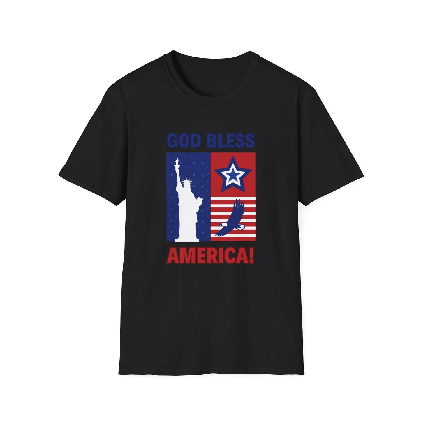Unisex God Bless America Softstyle T-Shirt