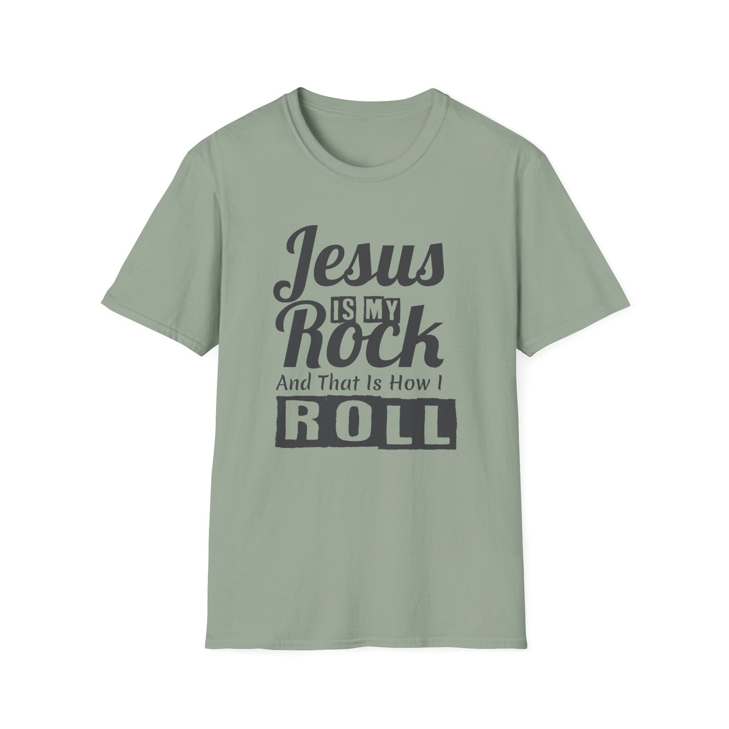Jesus My Rock Unisex Softstyle T-Shirt