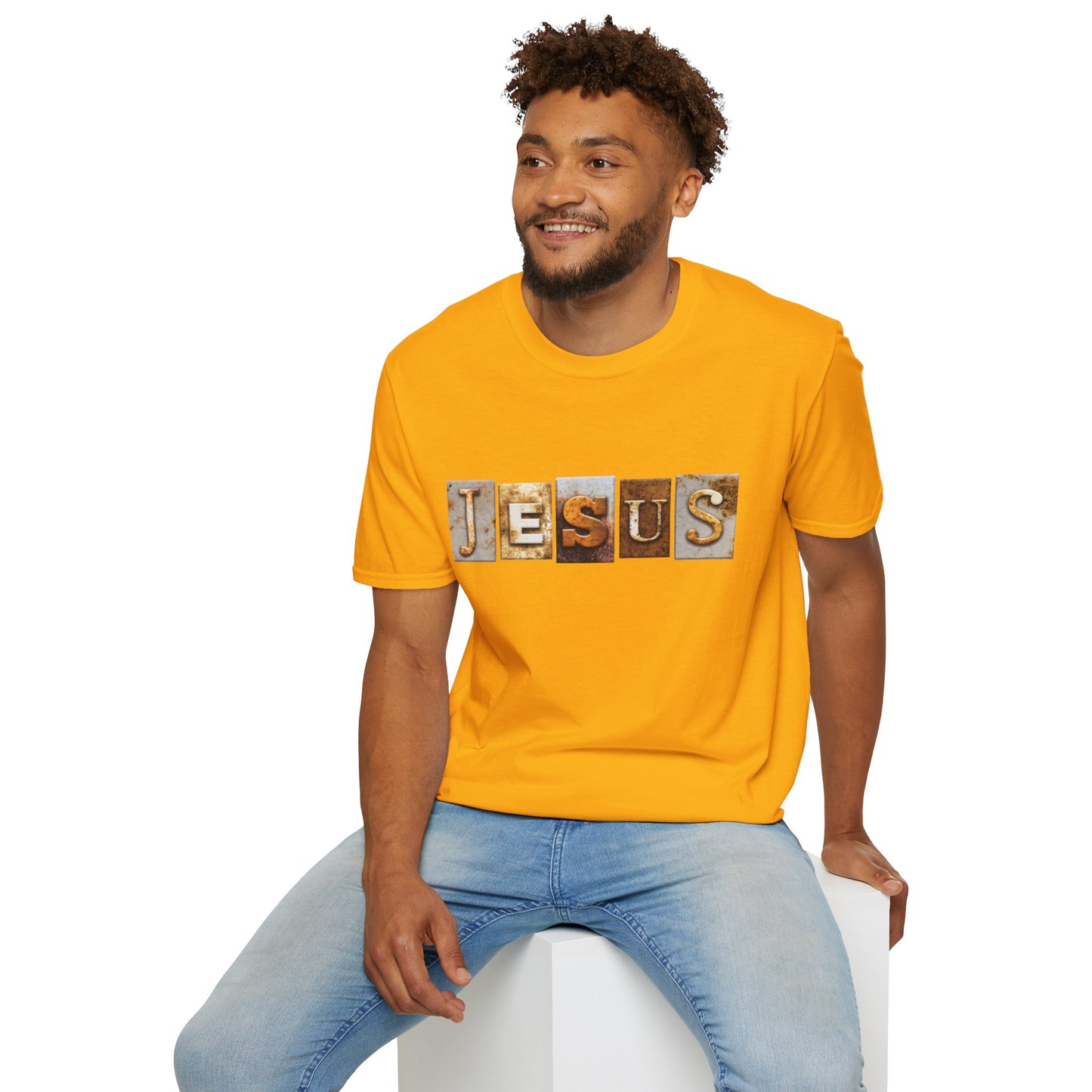 Jesus Block Unisex Softstyle T-Shirt