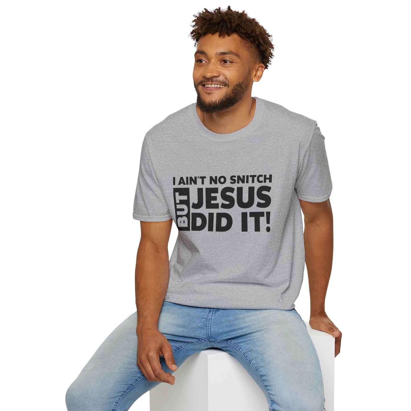No Snitch Unisex Softstyle T-Shirt