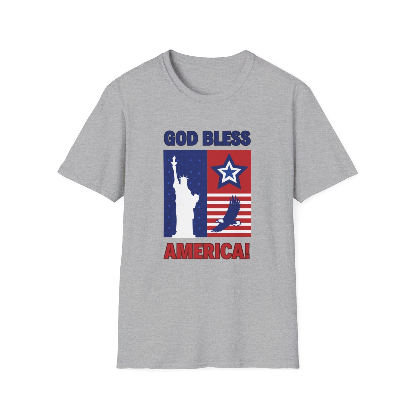 Unisex God Bless America Softstyle T-Shirt