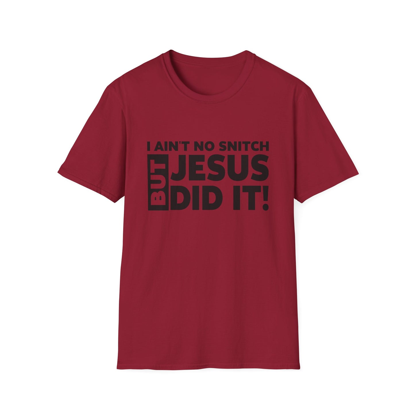No Snitch Unisex Softstyle T-Shirt