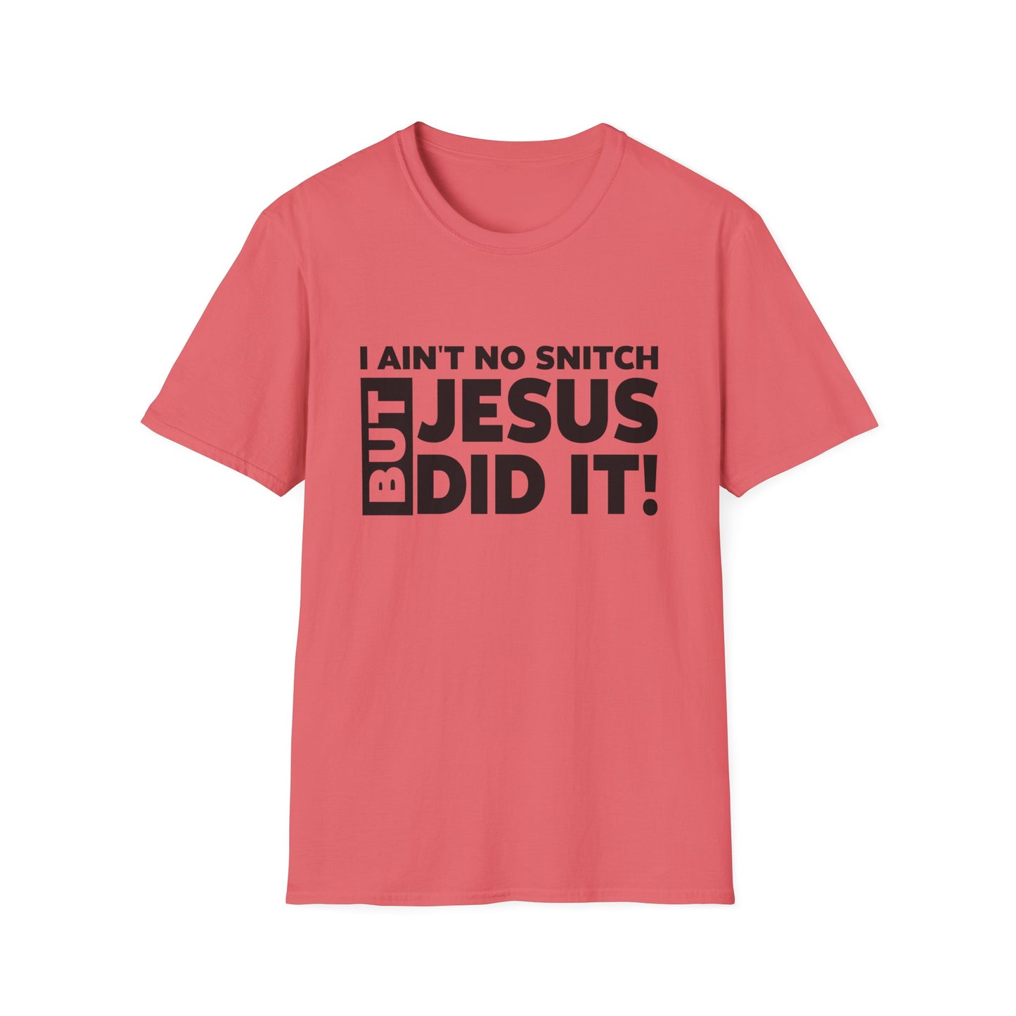 No Snitch Unisex Softstyle T-Shirt
