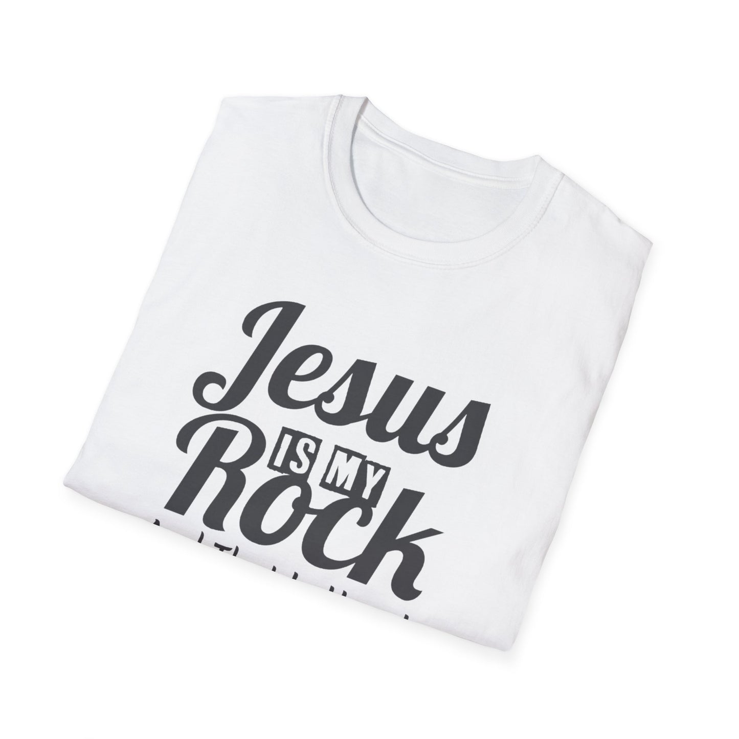 Jesus My Rock Unisex Softstyle T-Shirt