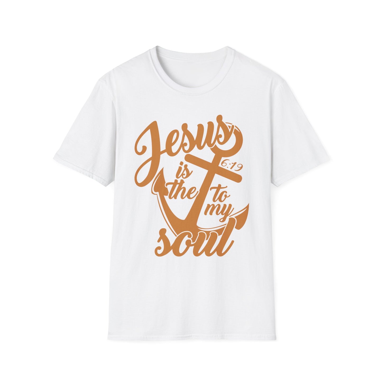 Jesus My Anchor Unisex Softstyle T-Shirt