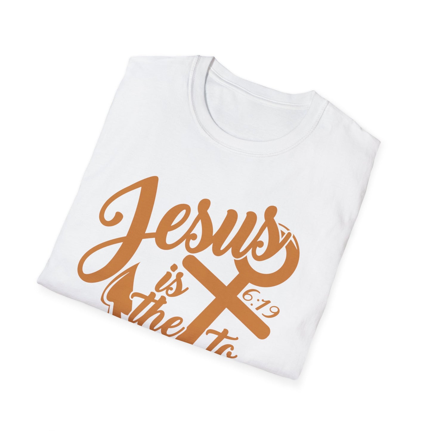 Jesus My Anchor Unisex Softstyle T-Shirt