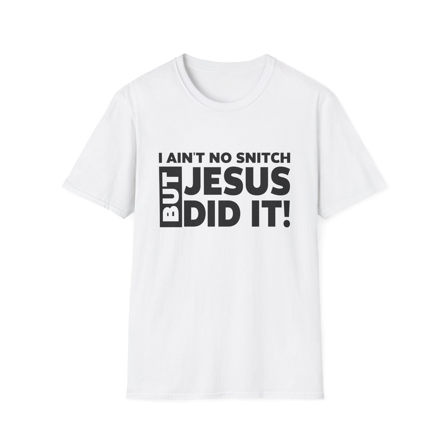No Snitch Unisex Softstyle T-Shirt