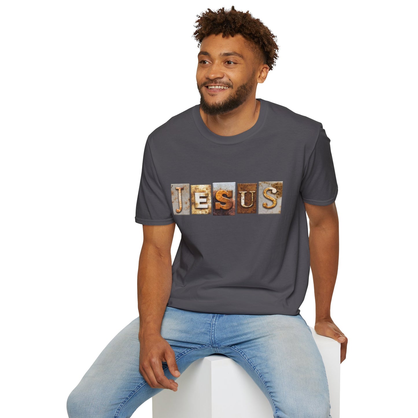 Jesus Block Unisex Softstyle T-Shirt