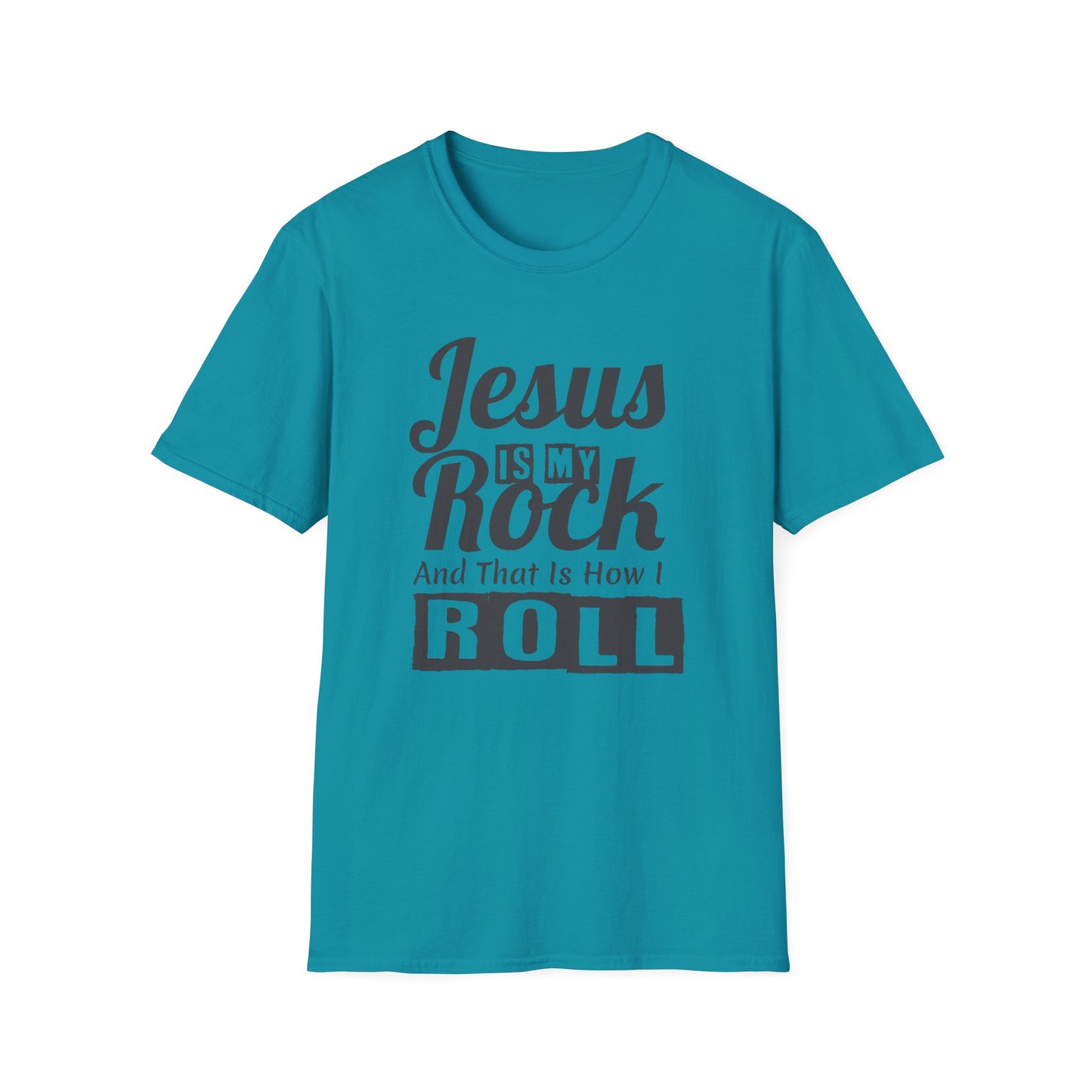 Jesus My Rock Unisex Softstyle T-Shirt