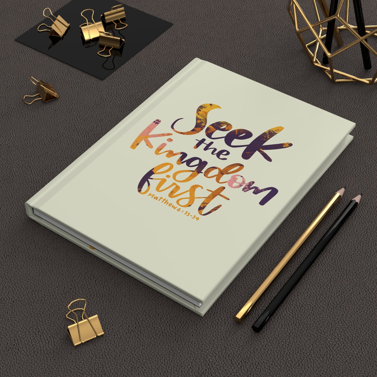 Hardcover-Tagebuch matt