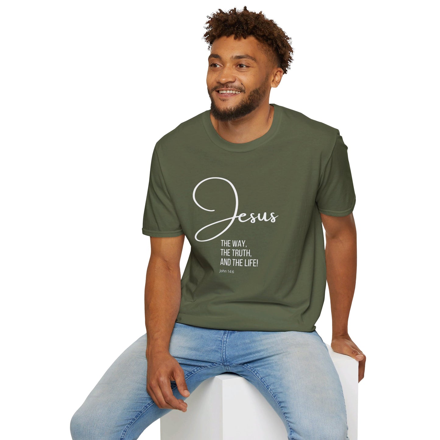 JOHN 14:6 Unisex Softstyle T-Shirt