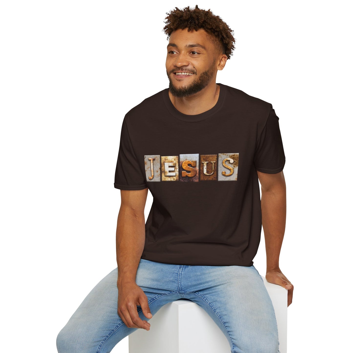 Jesus Block Unisex Softstyle T-Shirt