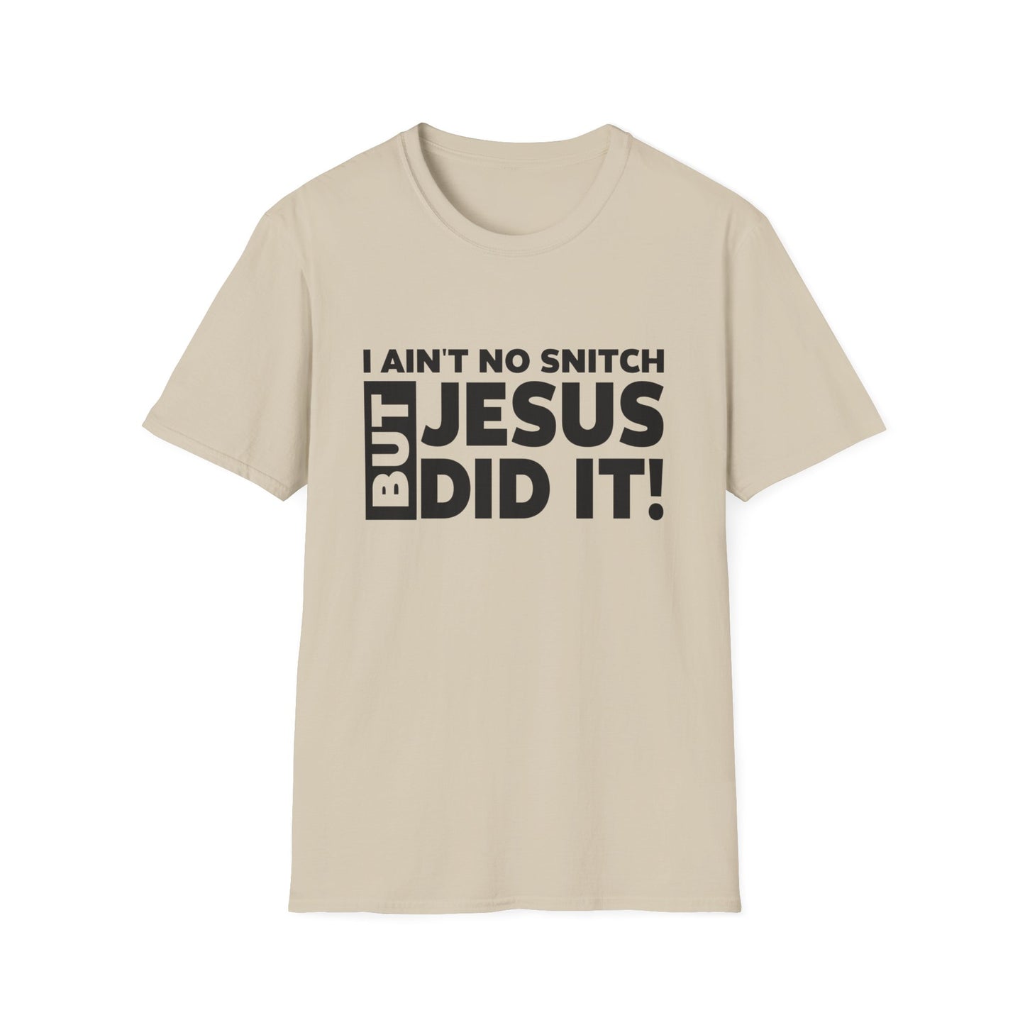 No Snitch Unisex Softstyle T-Shirt