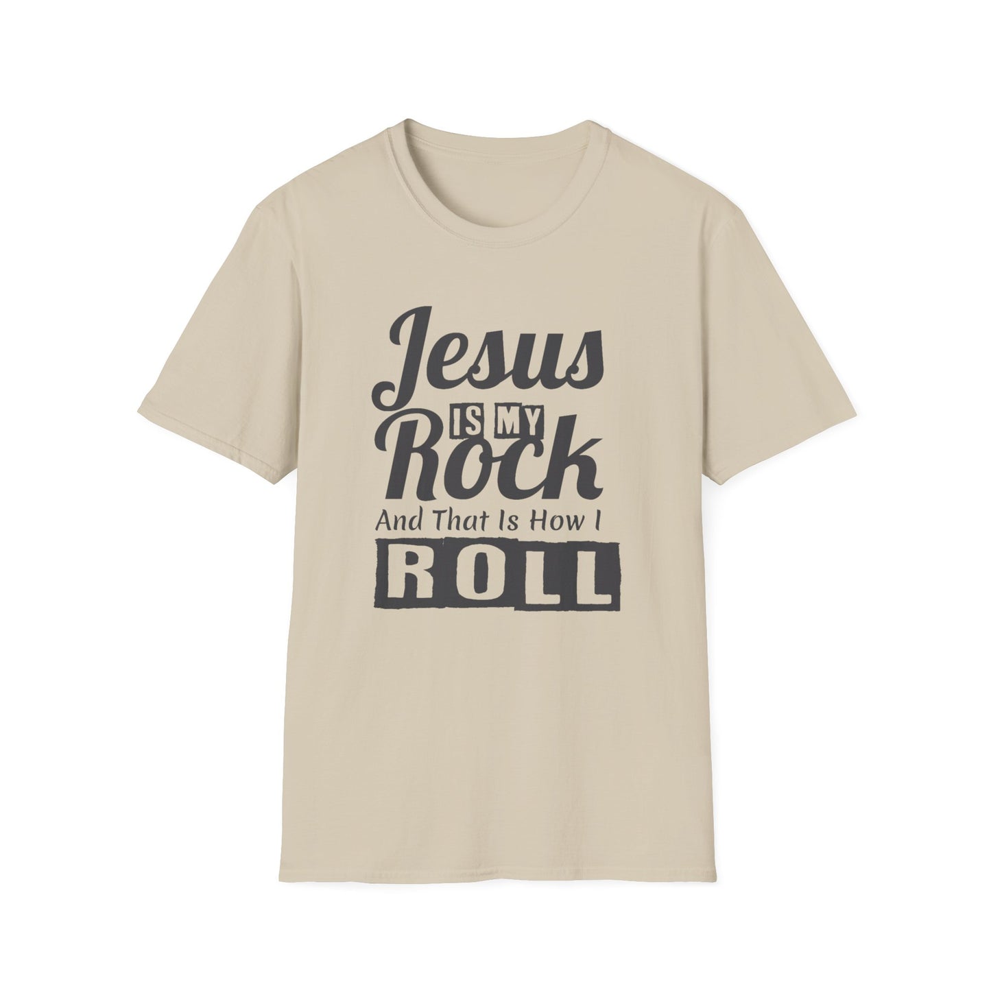 Jesus My Rock Unisex Softstyle T-Shirt