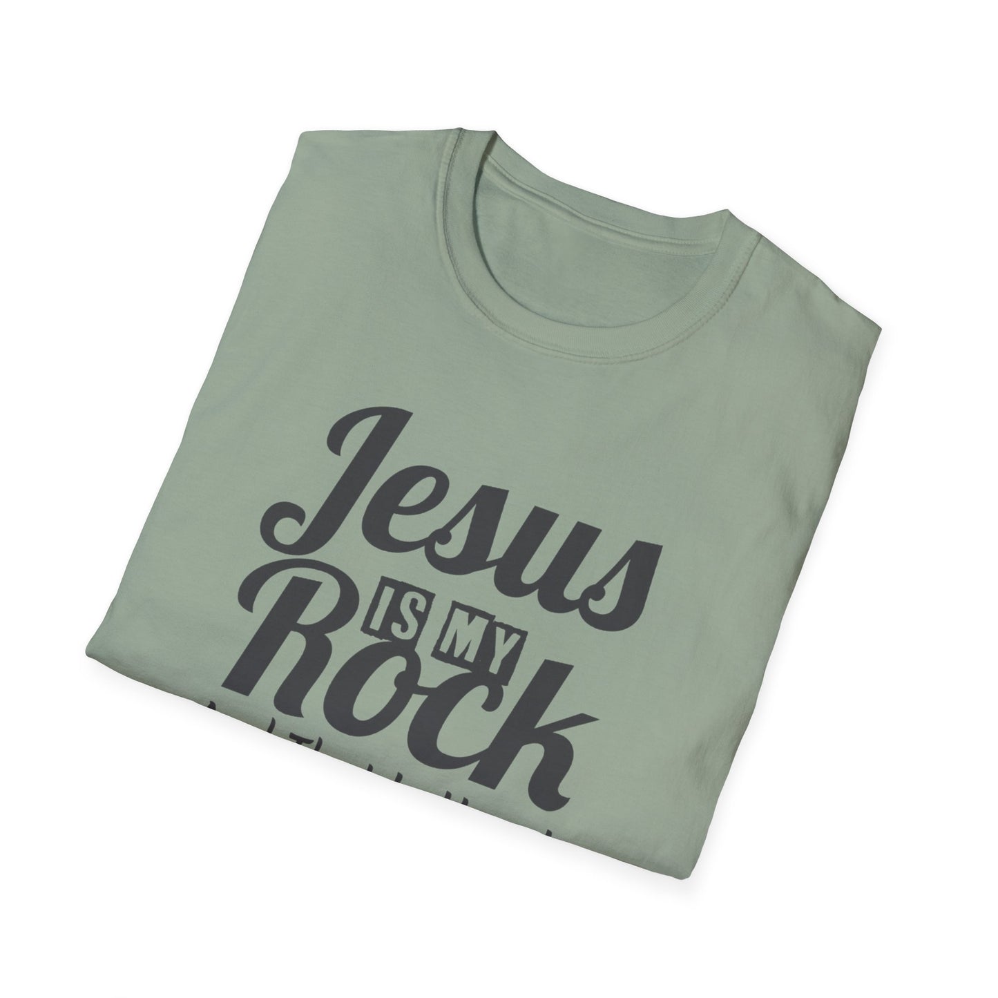 Jesus My Rock Unisex Softstyle T-Shirt