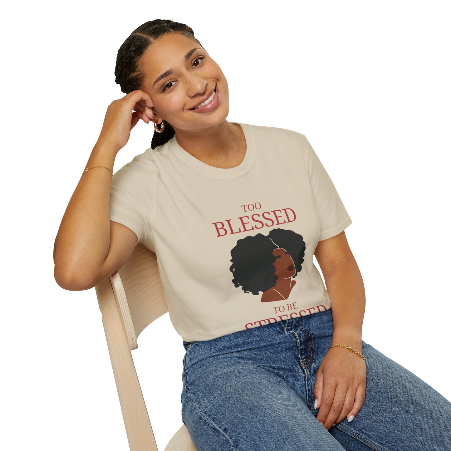 Too Blessed Softstyle T-Shirt