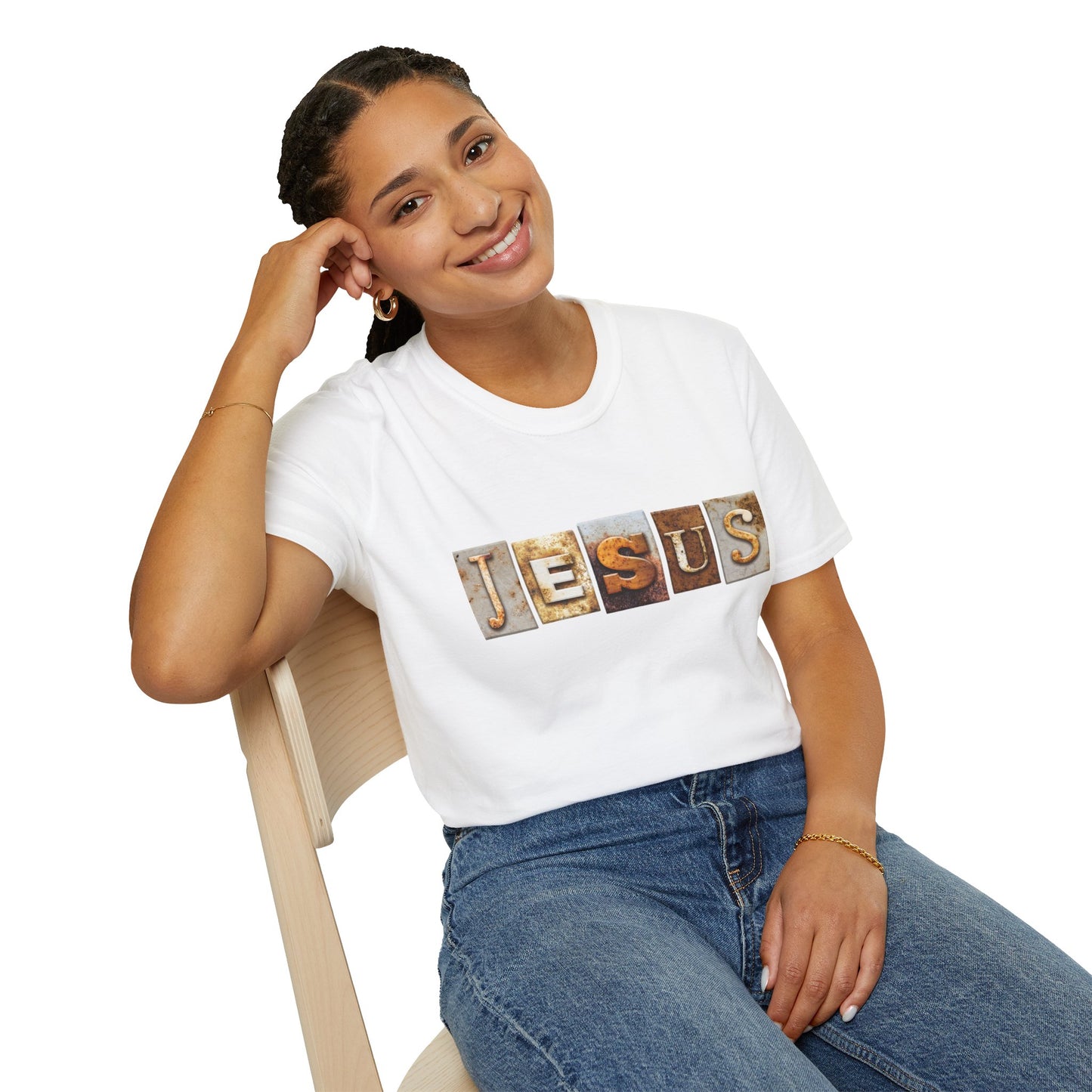 Jesus Block Unisex Softstyle T-Shirt