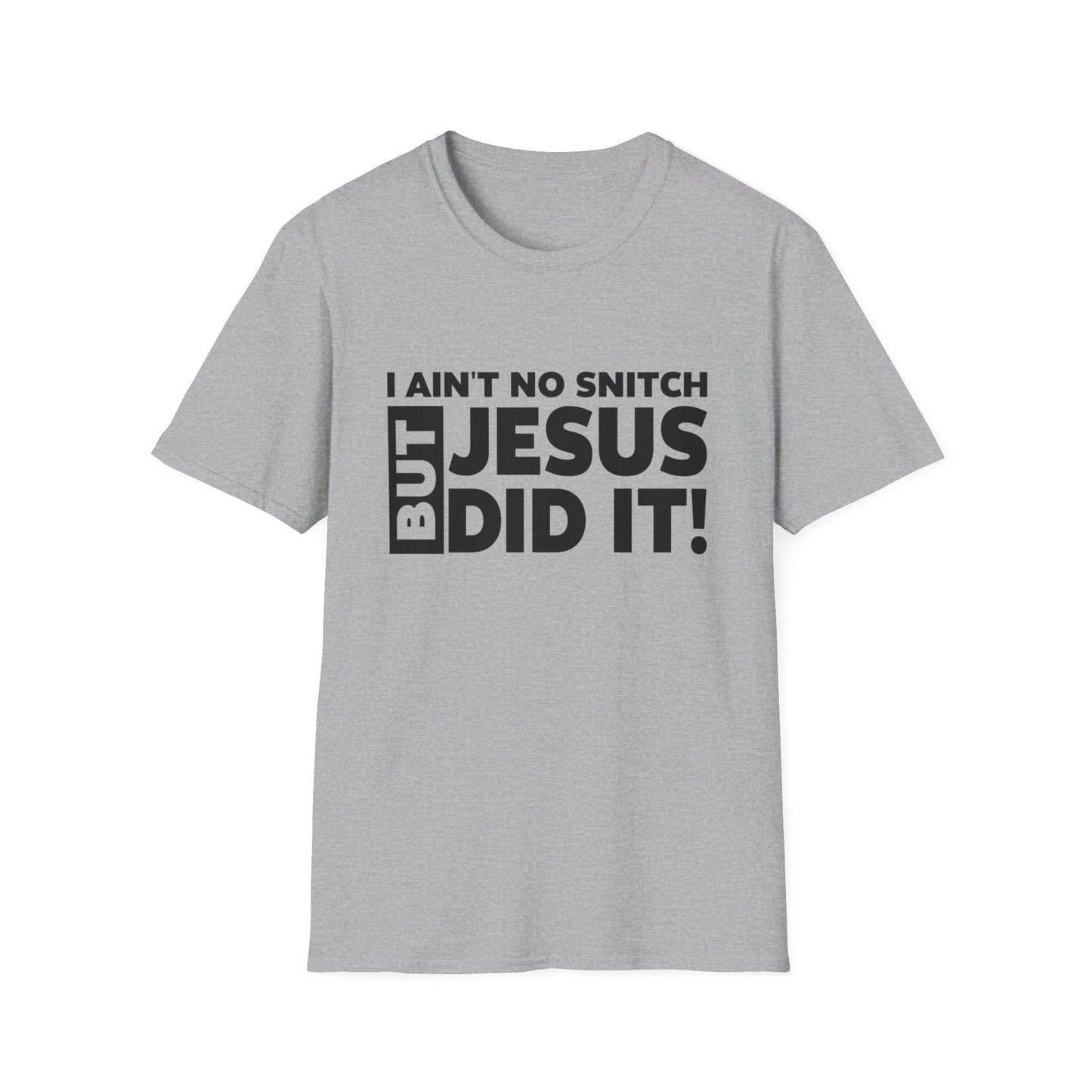 No Snitch Unisex Softstyle T-Shirt