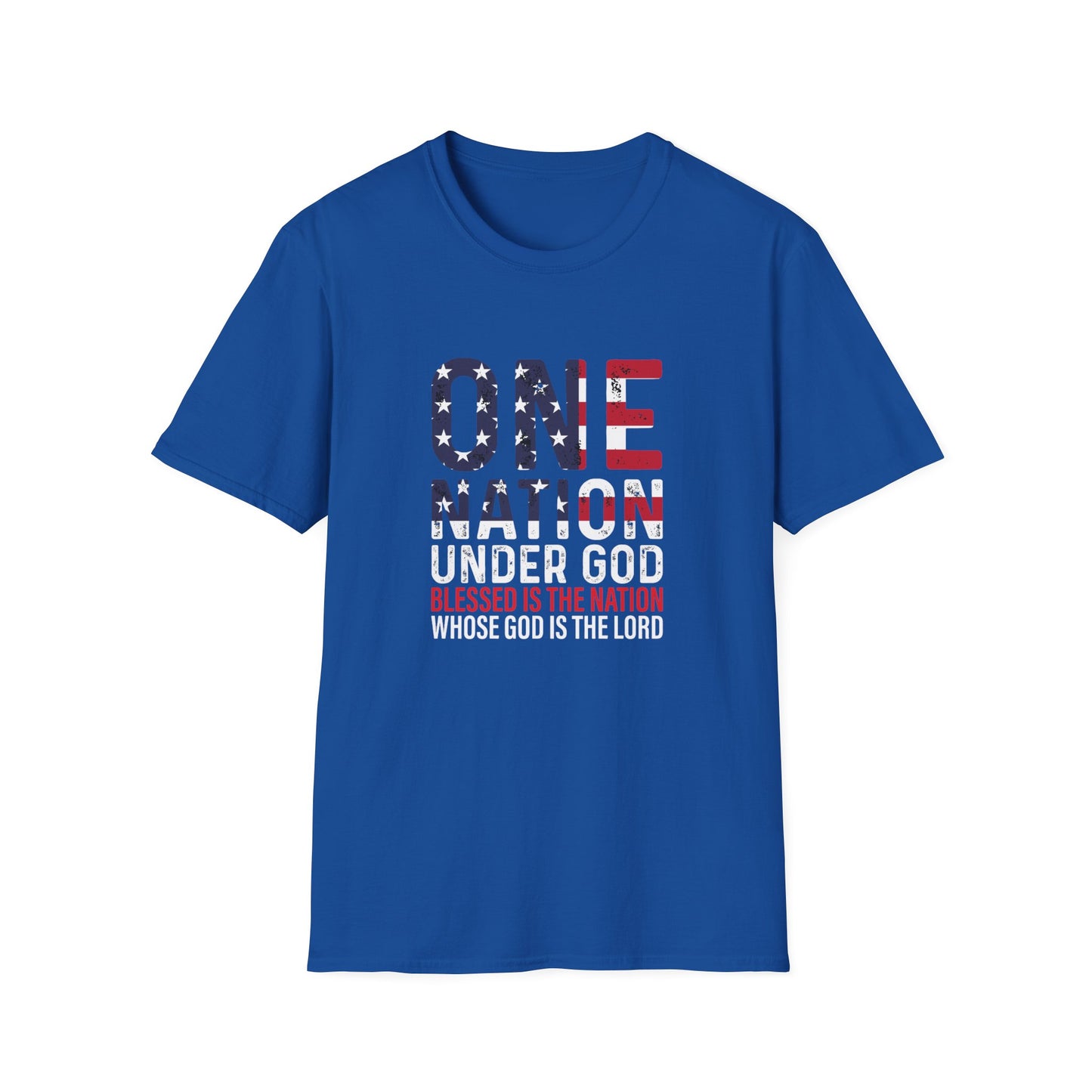 Unisex Blessed is the Nation Softstyle T-Shirt