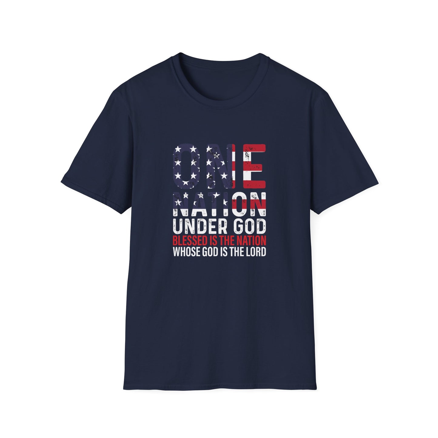 Unisex Blessed is the Nation Softstyle T-Shirt
