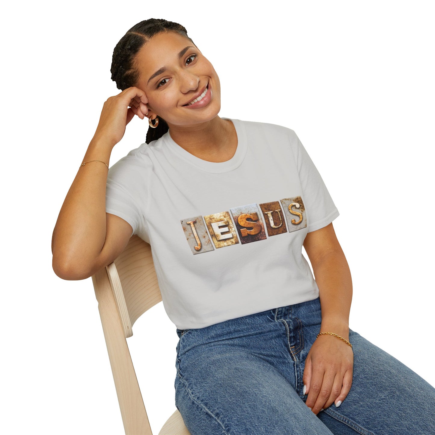 Jesus Block Unisex Softstyle T-Shirt