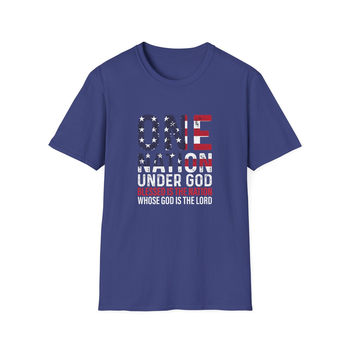 Unisex Blessed is the Nation Softstyle T-Shirt