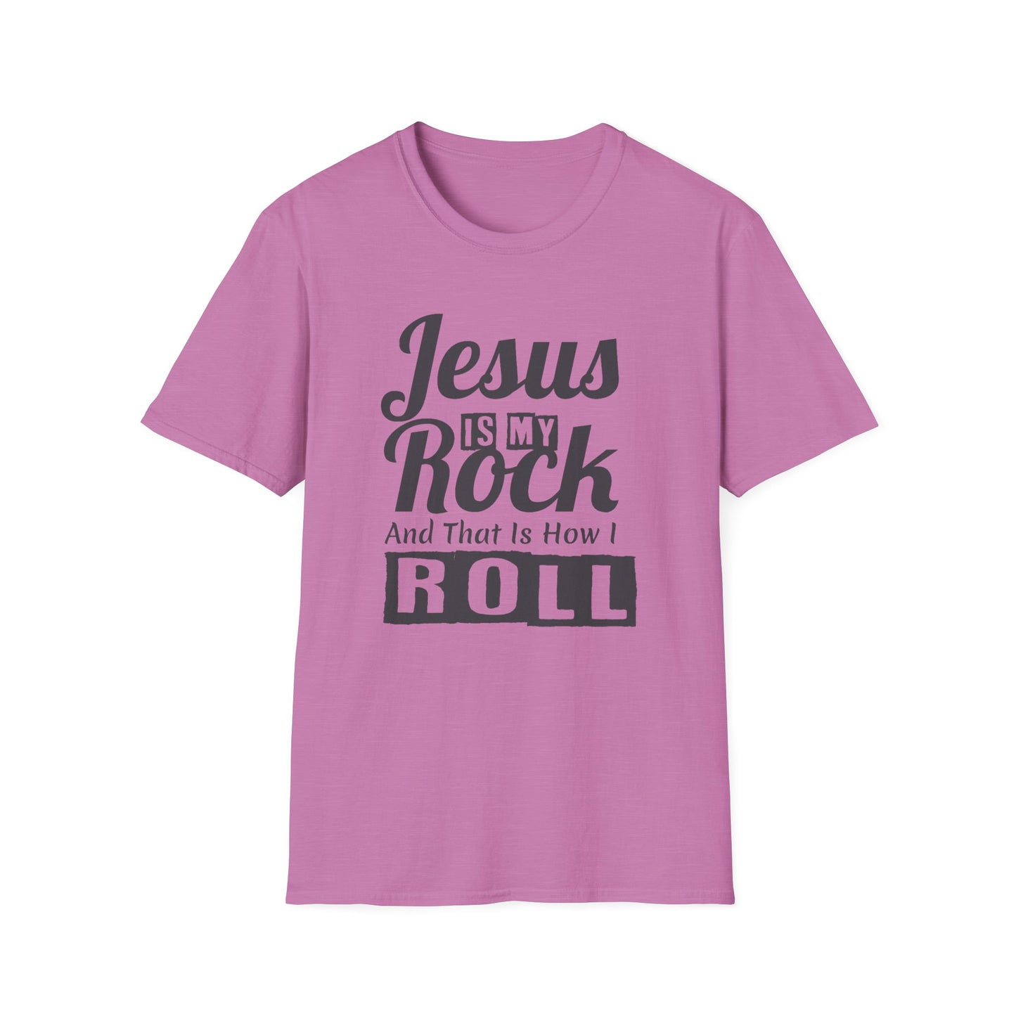 Jesus My Rock Unisex Softstyle T-Shirt