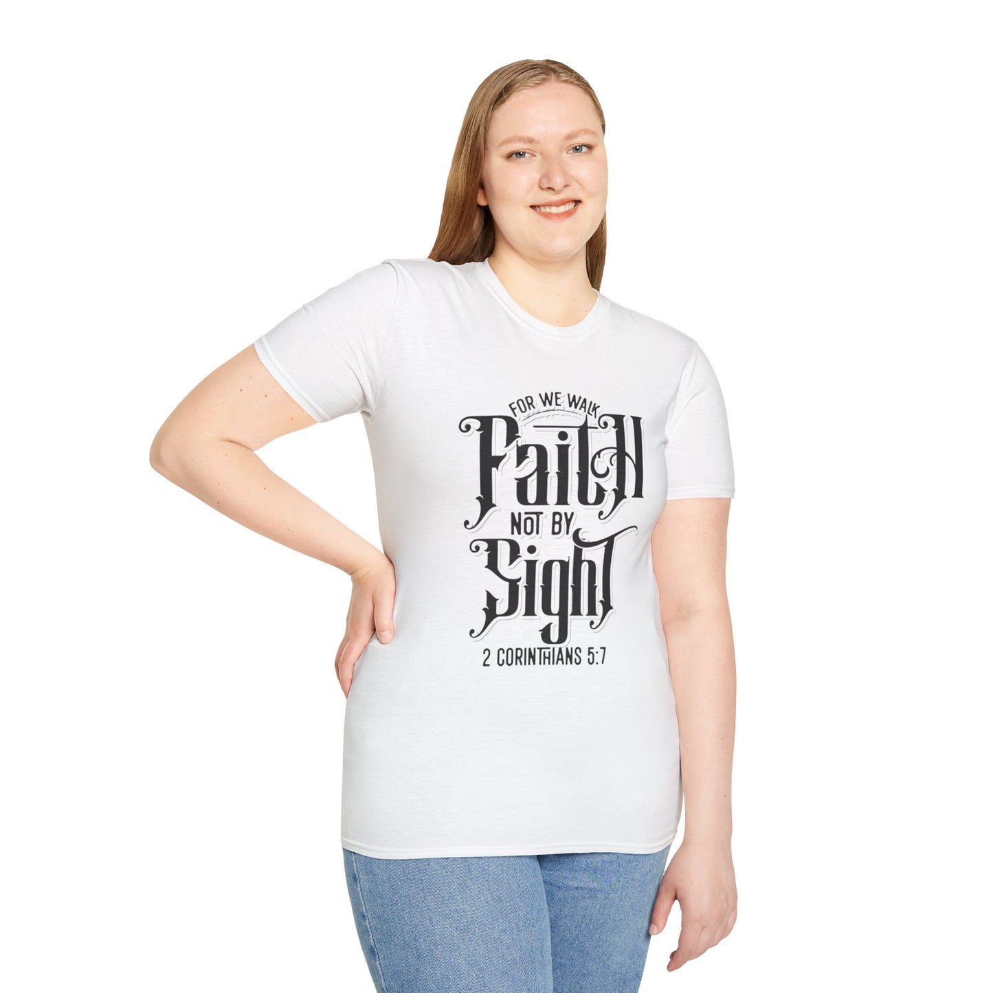Walk By Faith Unisex Softstyle T-Shirt