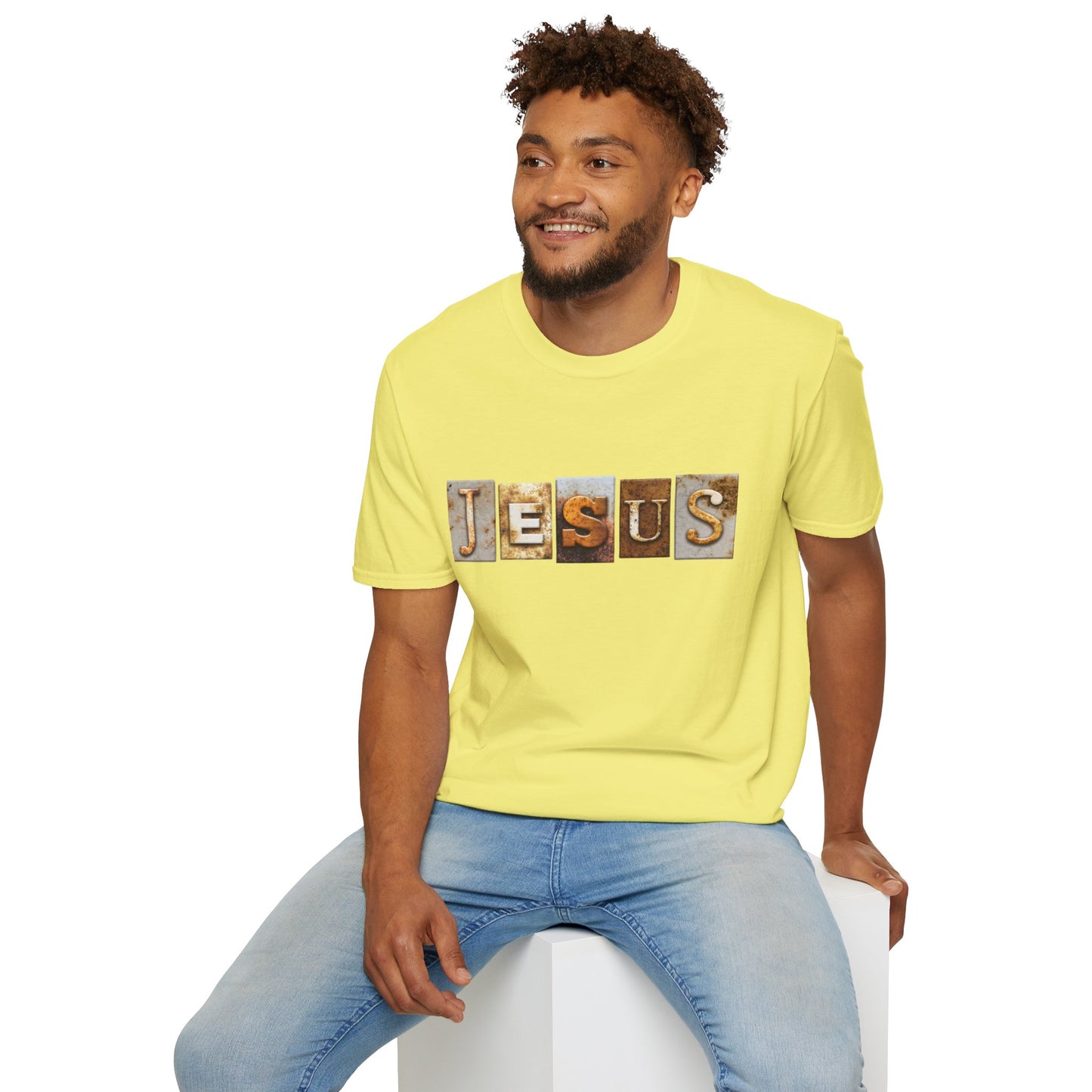 Jesus Block Unisex Softstyle T-Shirt
