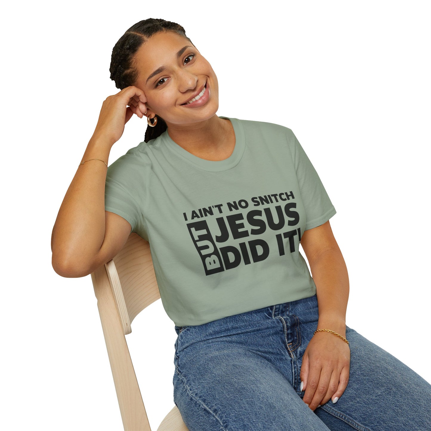 No Snitch Unisex Softstyle T-Shirt