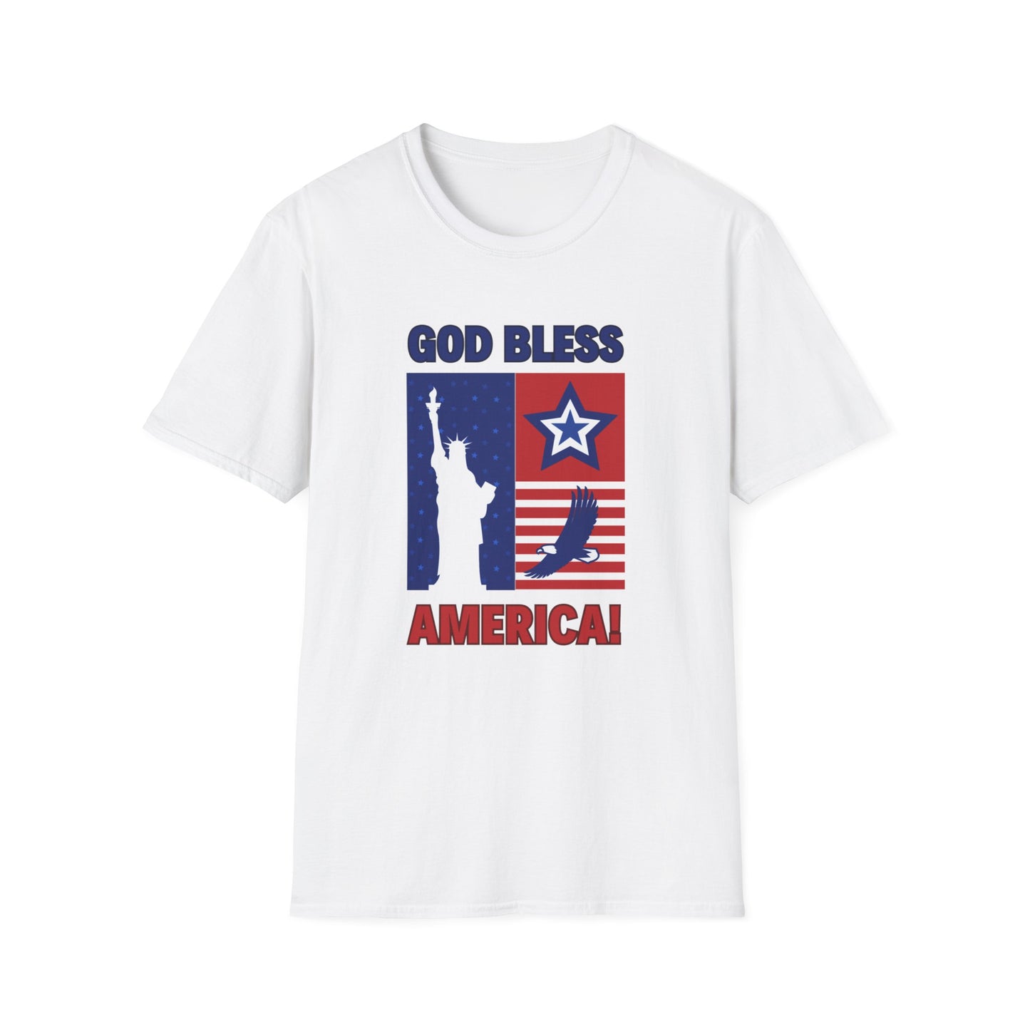 Unisex God Bless America Softstyle T-Shirt