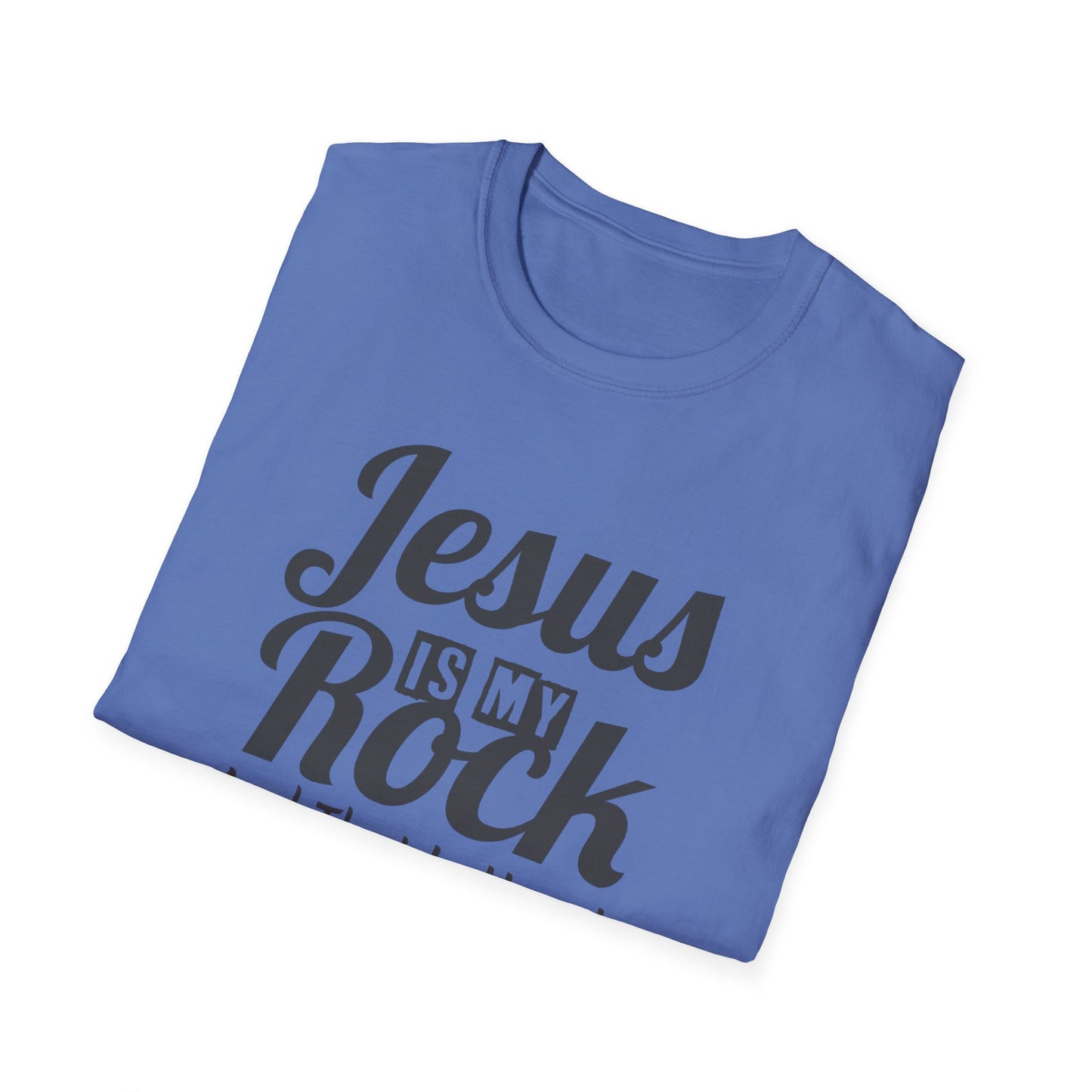 Jesus My Rock Unisex Softstyle T-Shirt