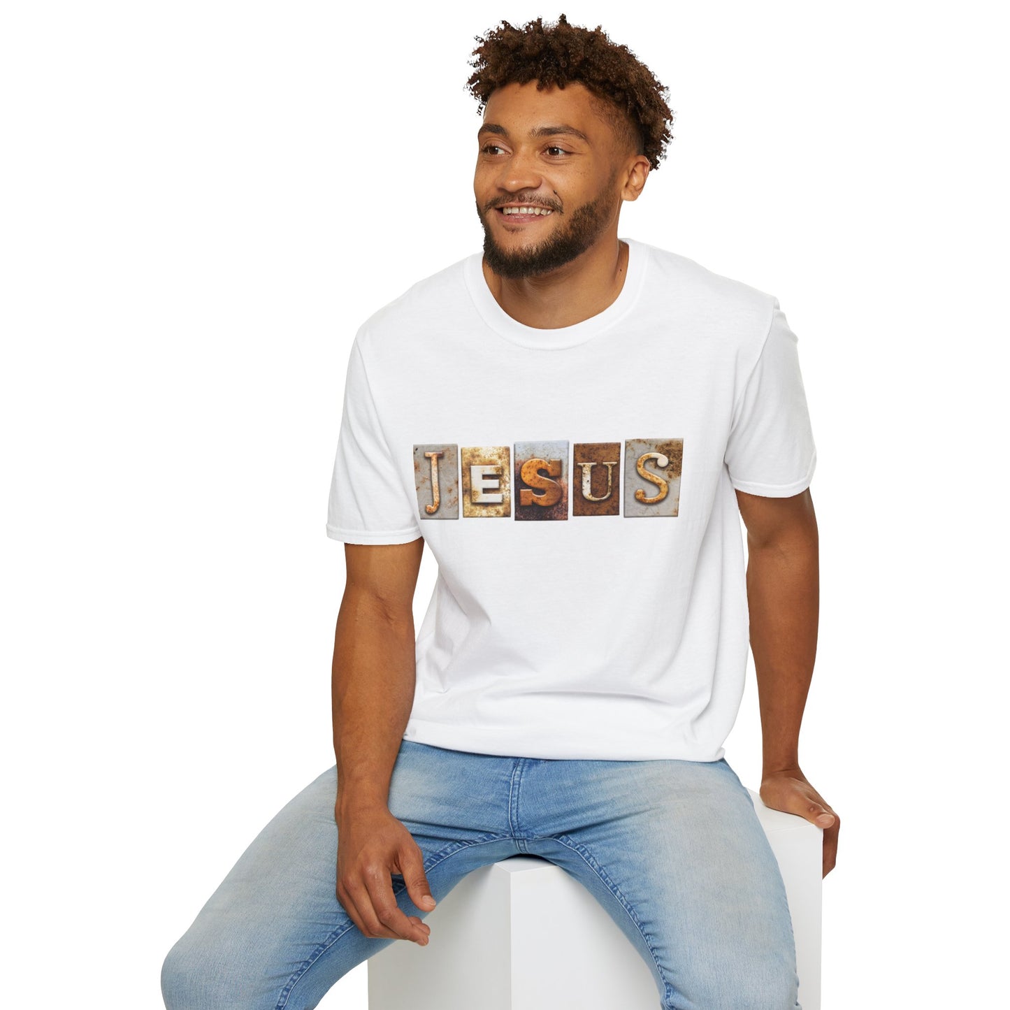 Jesus Block Unisex Softstyle T-Shirt