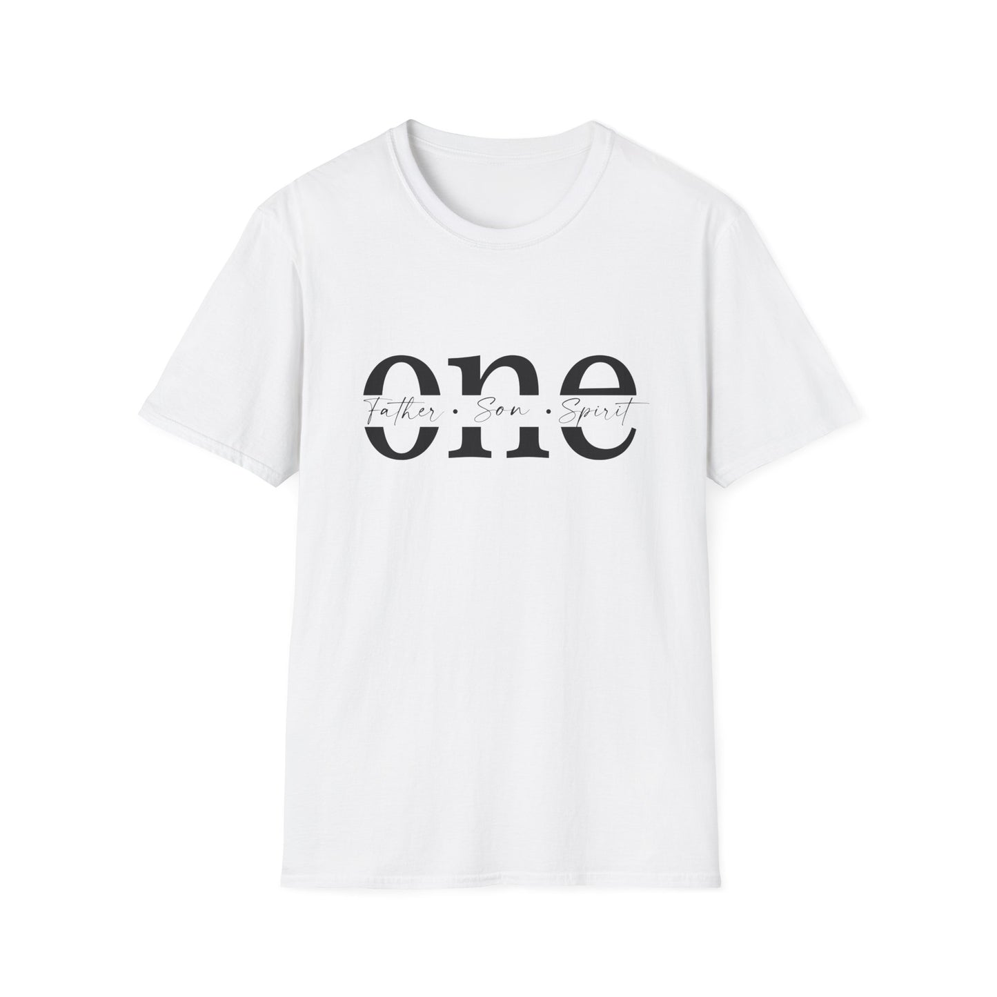 One Unisex Softstyle T-Shirt