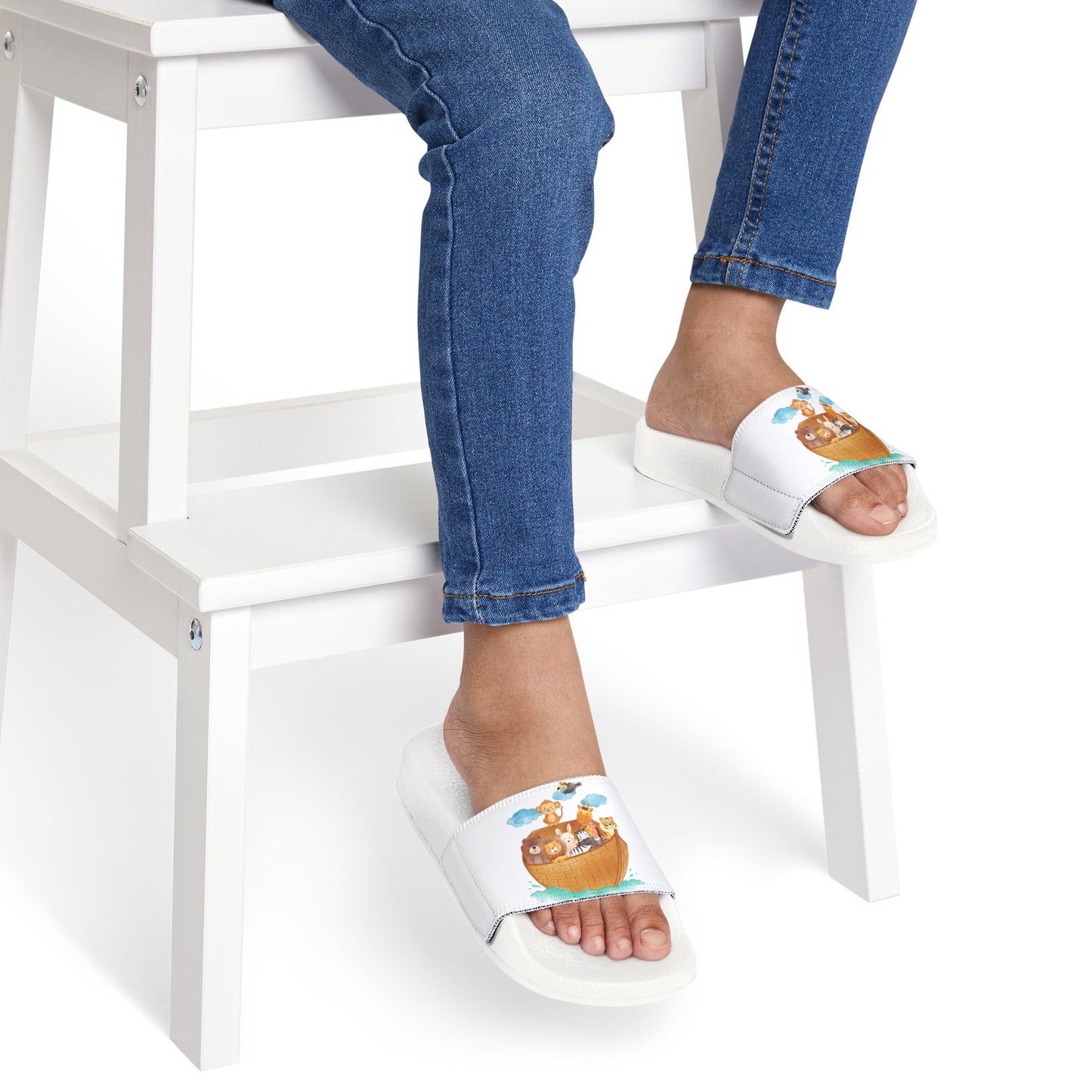 Youth PU Slide Sandals
