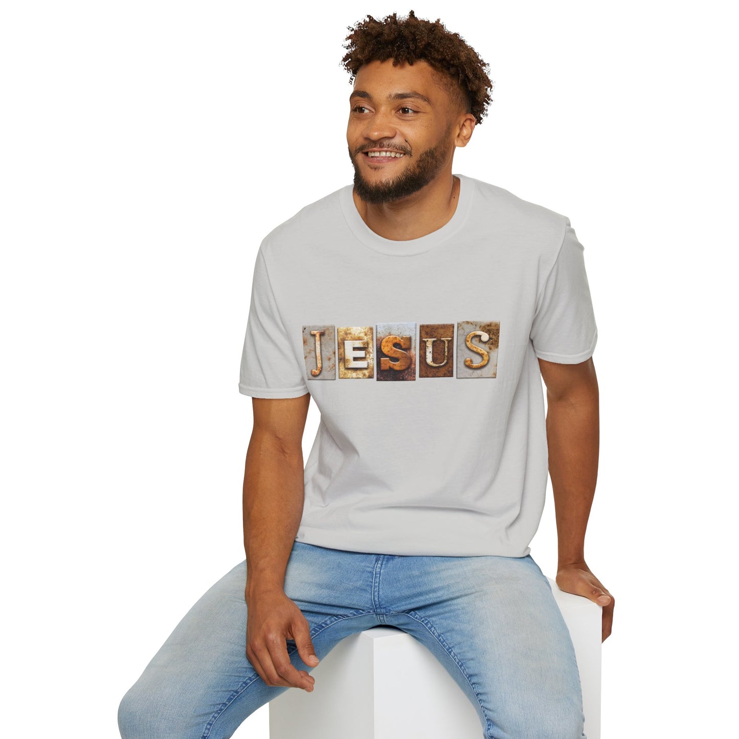 Jesus Block Unisex Softstyle T-Shirt
