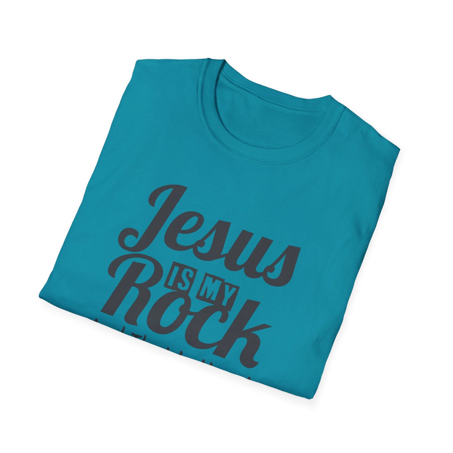 Jesus My Rock Unisex Softstyle T-Shirt