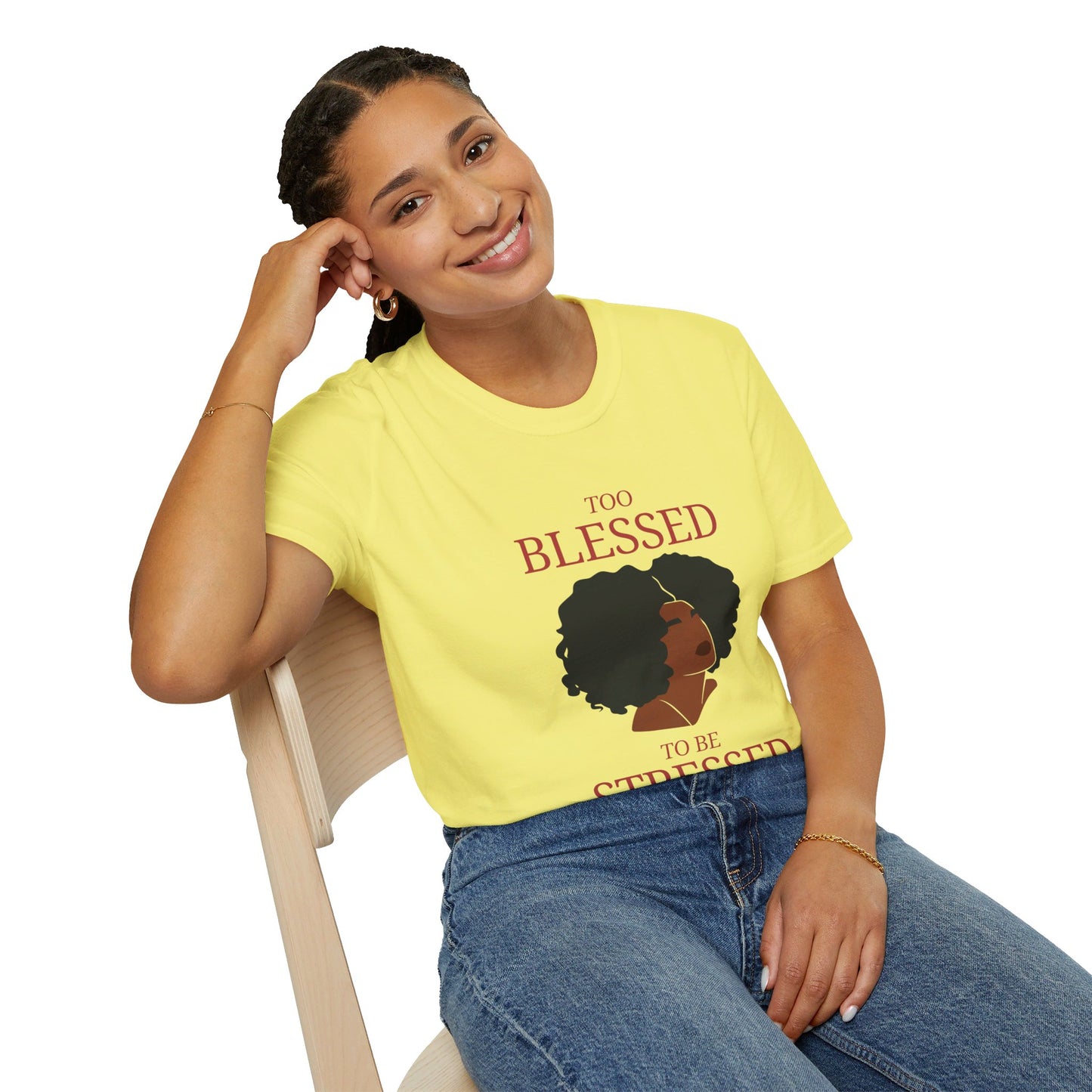 Too Blessed Softstyle T-Shirt