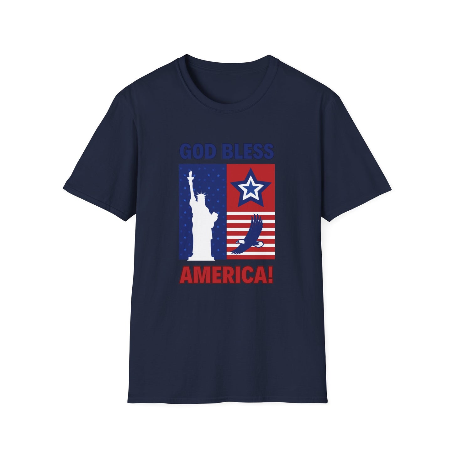 Unisex God Bless America Softstyle T-Shirt
