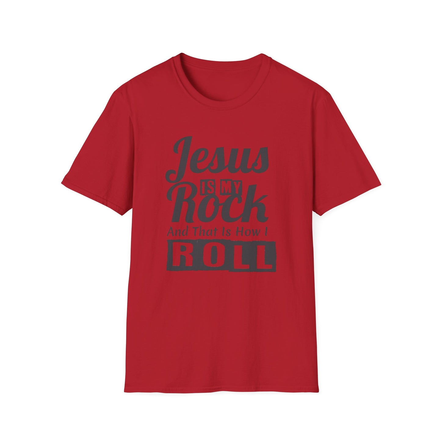 Jesus My Rock Unisex Softstyle T-Shirt