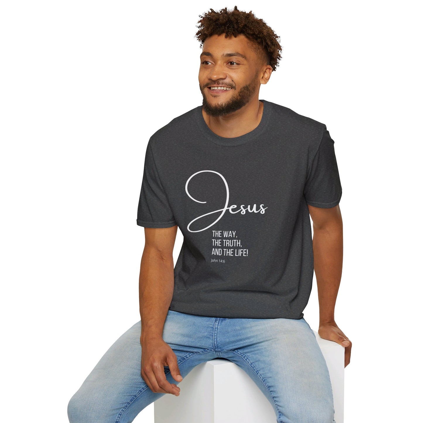 JOHN 14:6 Unisex Softstyle T-Shirt
