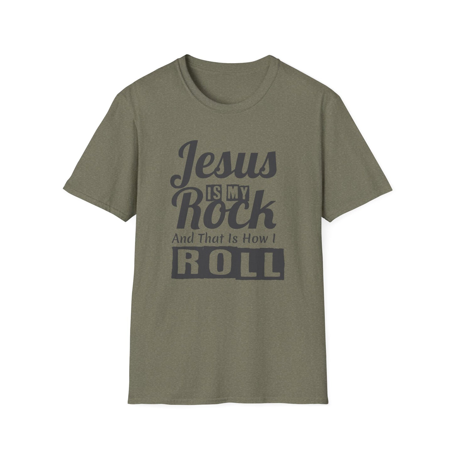 Jesus My Rock Unisex Softstyle T-Shirt