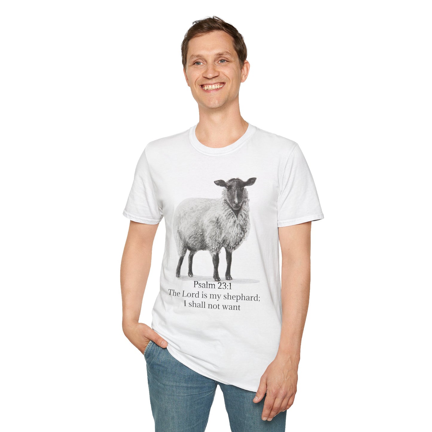 Psalm 23:1 Unisex Softstyle T-Shirt