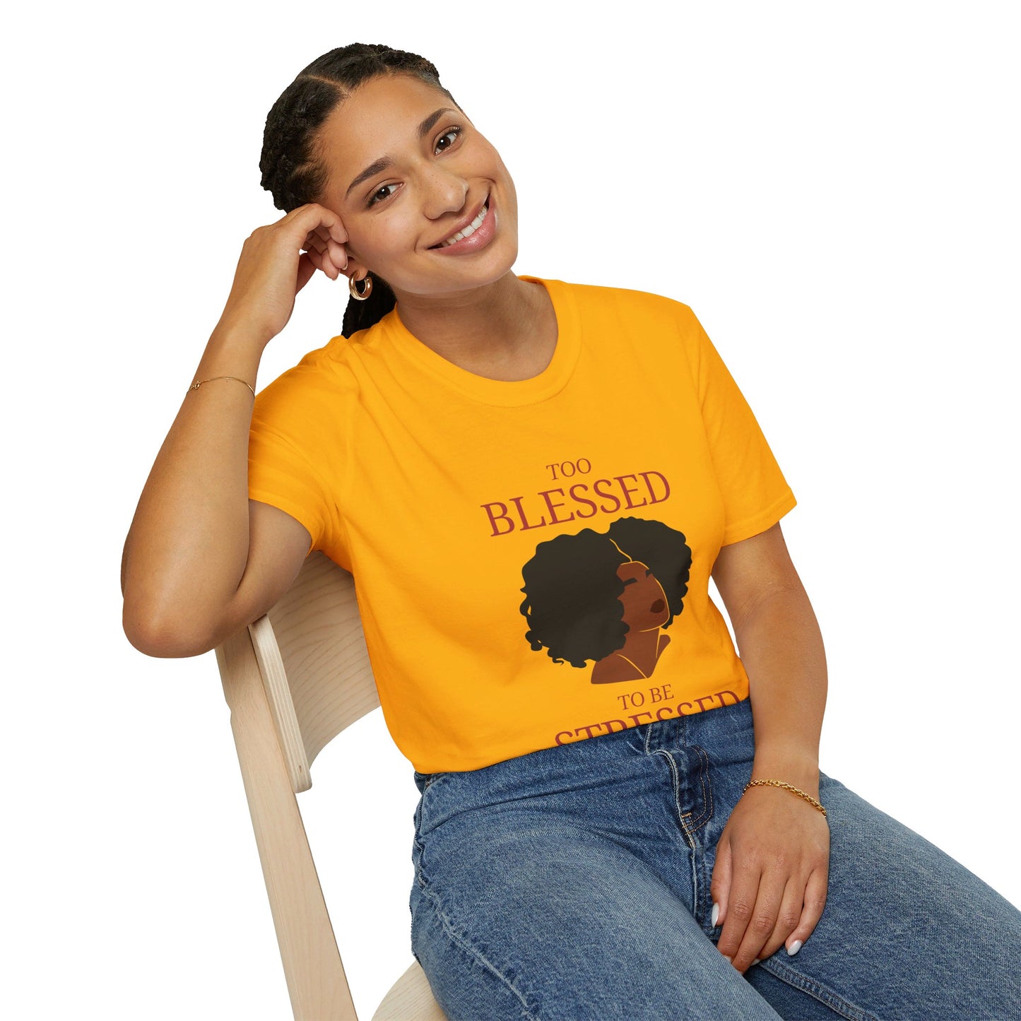 Too Blessed Softstyle T-Shirt