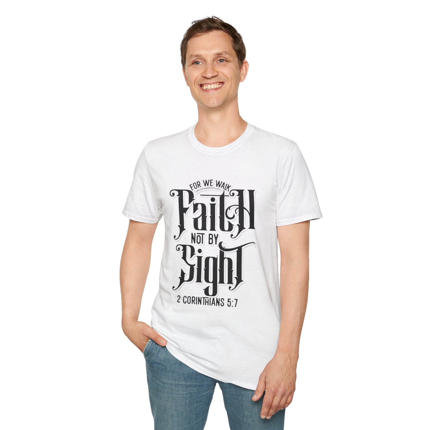 Walk By Faith Unisex Softstyle T-Shirt
