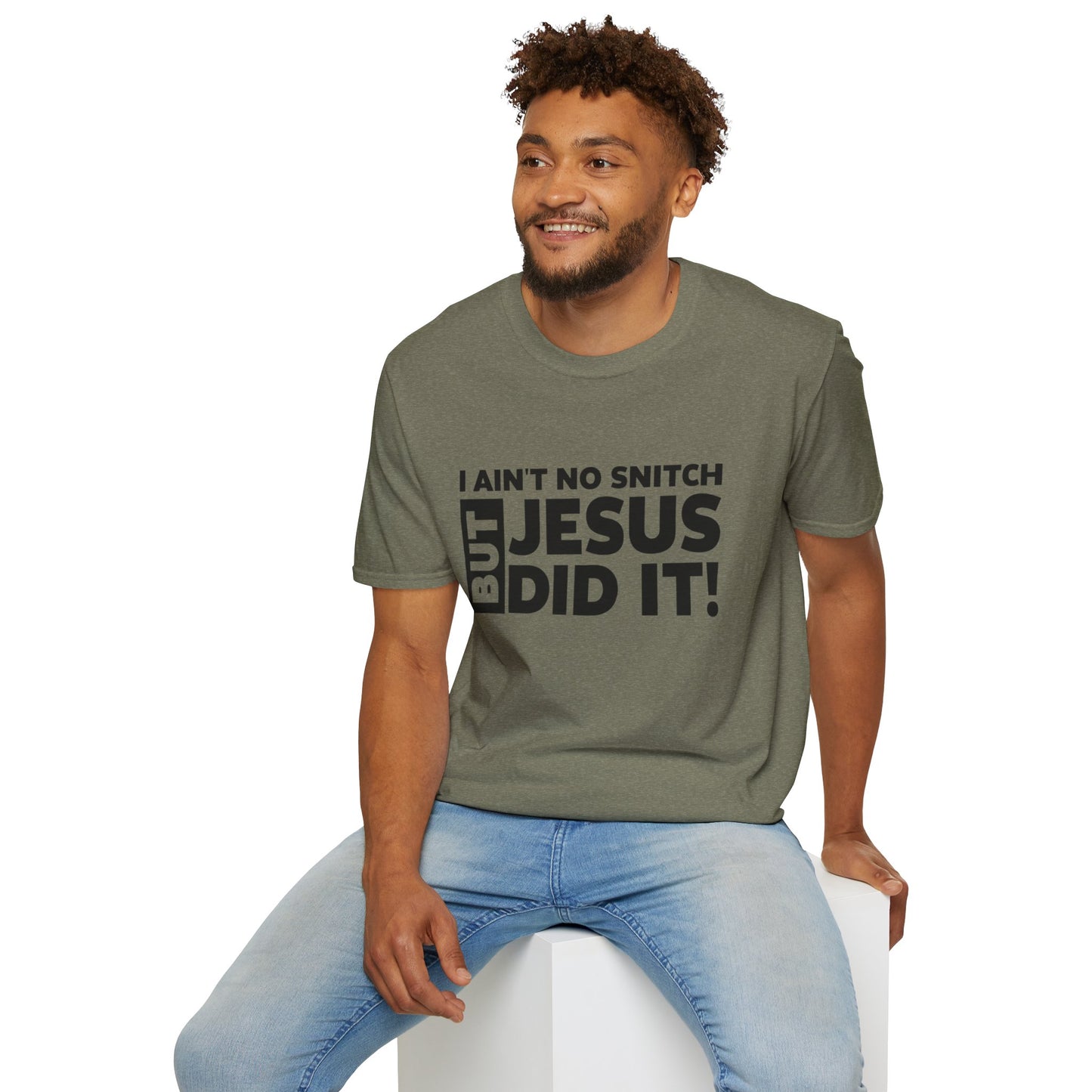 No Snitch Unisex Softstyle T-Shirt