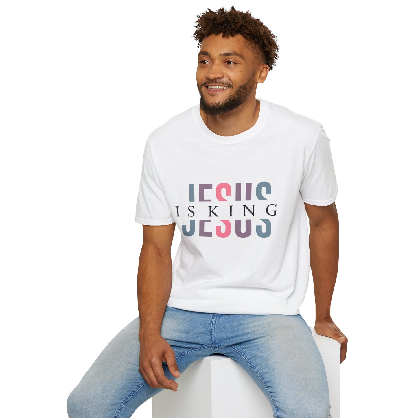 Jesus is King Unisex Softstyle T-Shirt