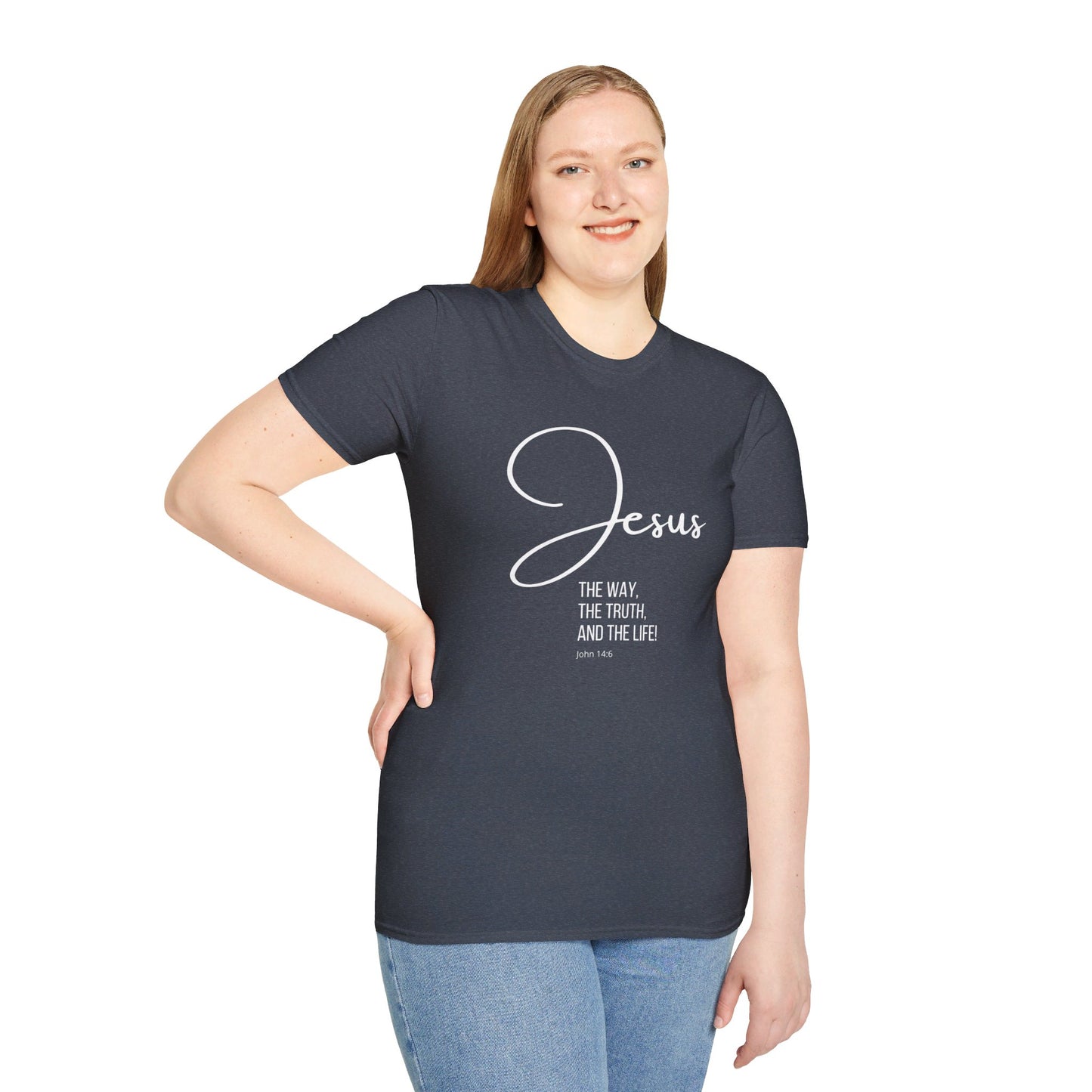 JOHN 14:6 Unisex Softstyle T-Shirt